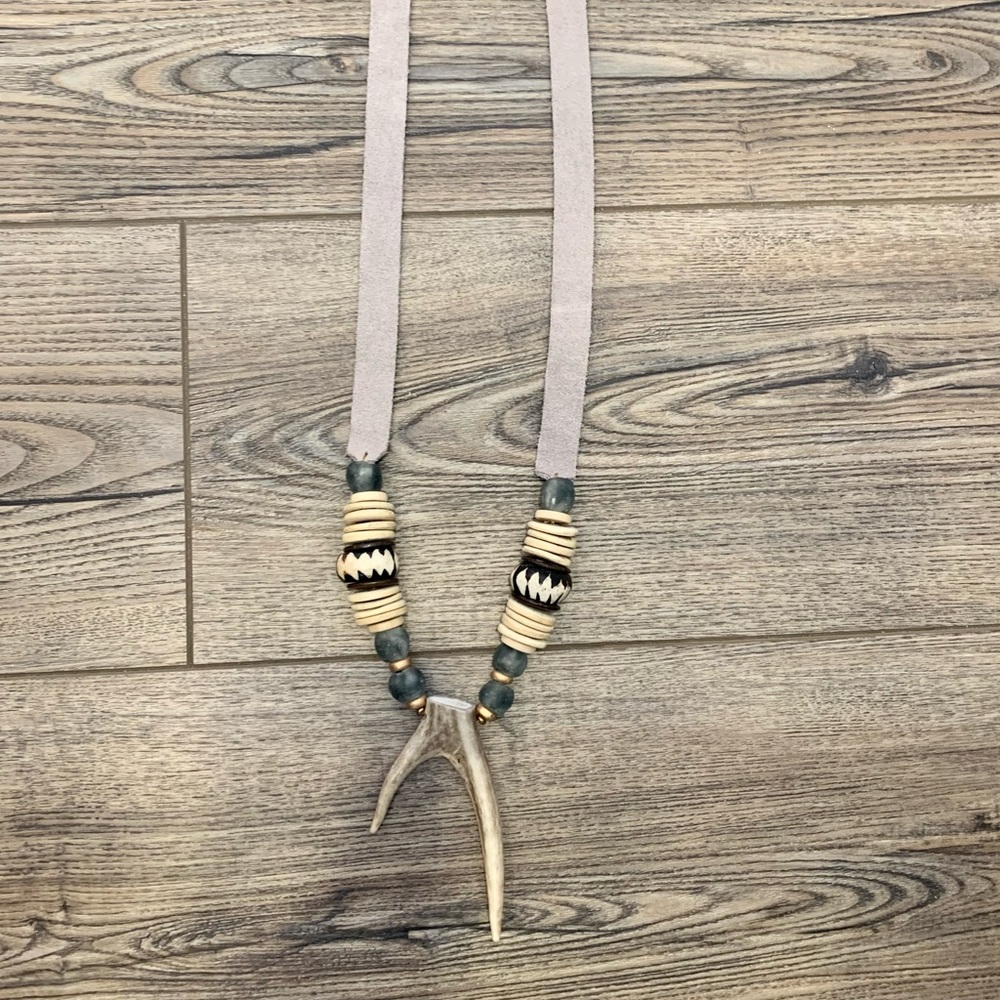 🌾Artisan Antler Fork Necklace - Picture 3 of 6